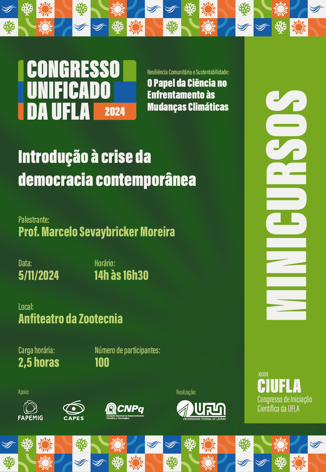  Cong. Unif. UFLA Minicurso