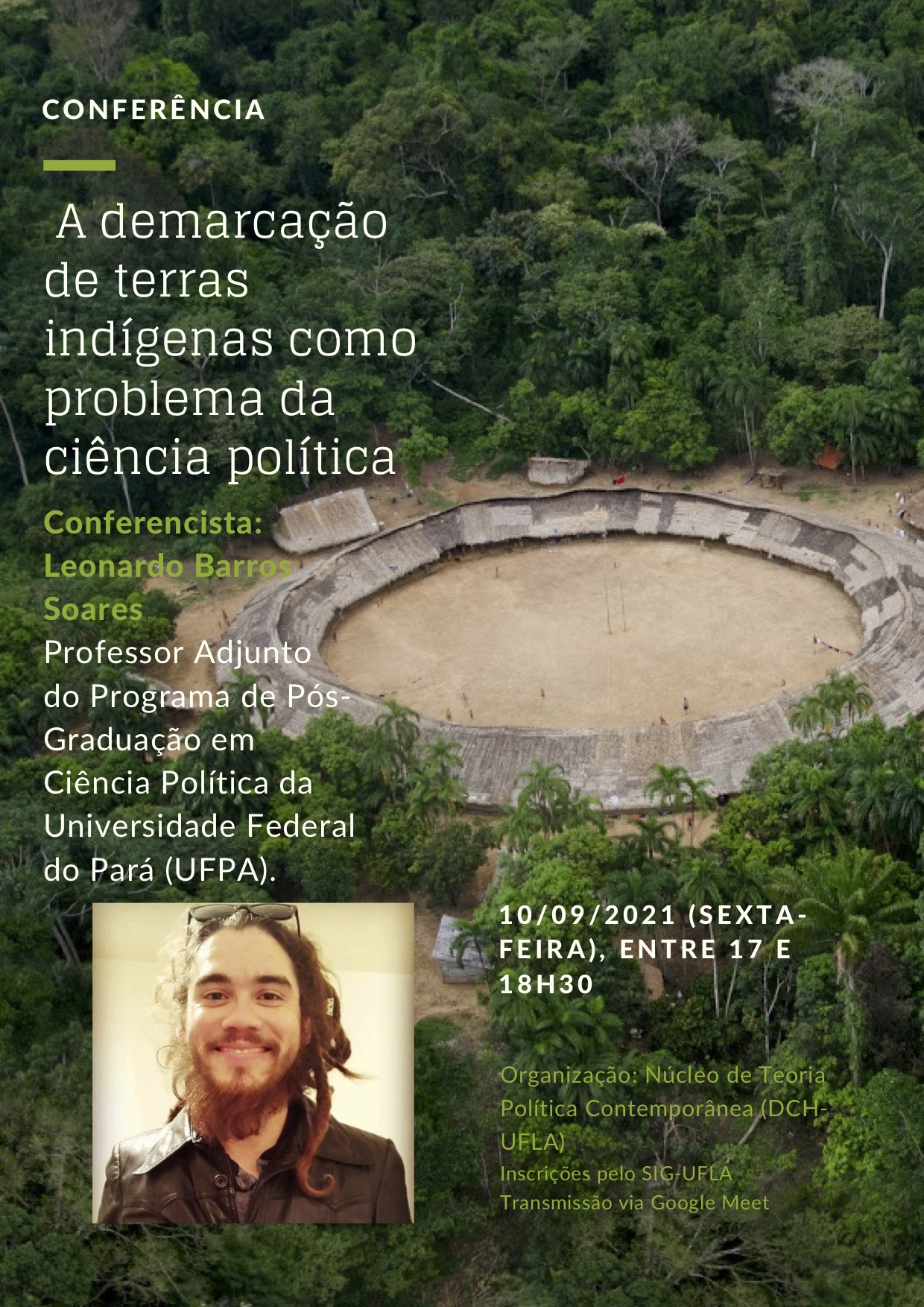 Conferencia Leonardo Soares cartaz